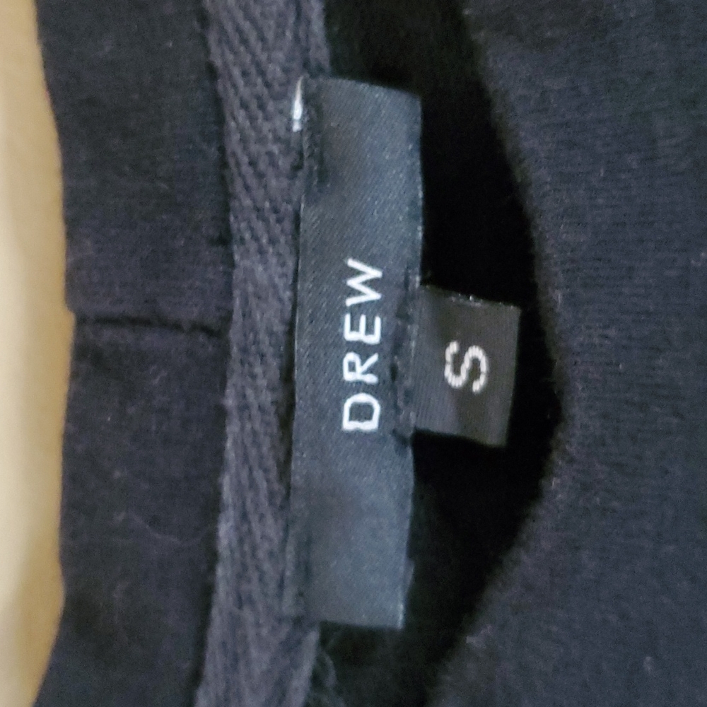 Drew Black Drawstring Cold Shoulder Sweatshirt Si… - image 5